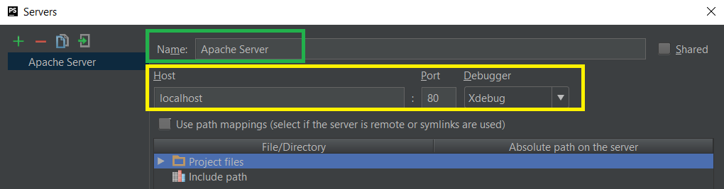 Phpstorm xampp debugging